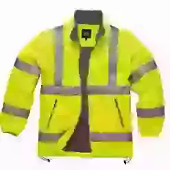 High Visibility Lined Fleece Jacket